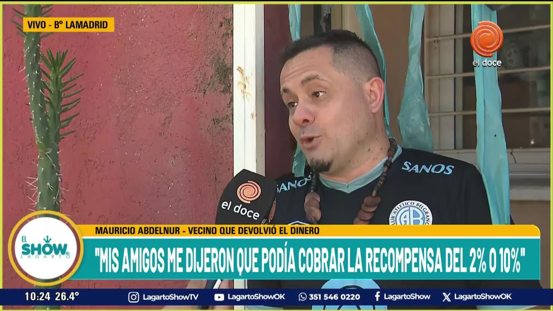 La palabra del hombre que devolvió 37 millones de pesos en cheques.