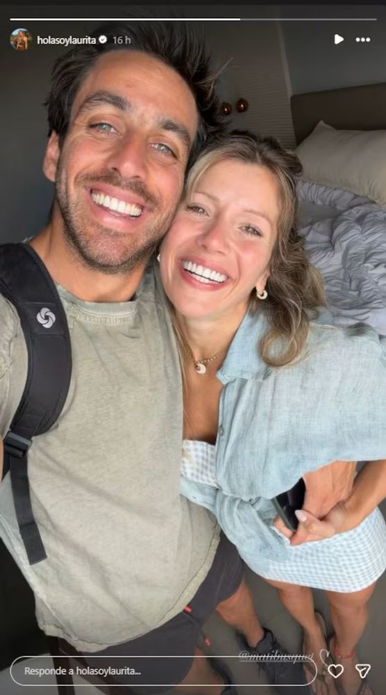 Laurita Fernández y Matías Busquet