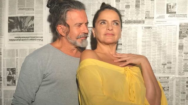 Osvaldo Laport y Viviana Sáez