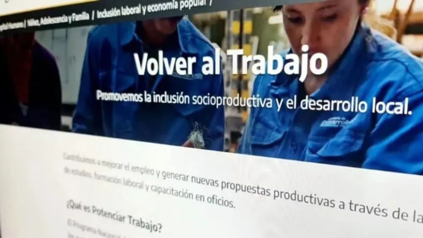 Volver al Trabajo.