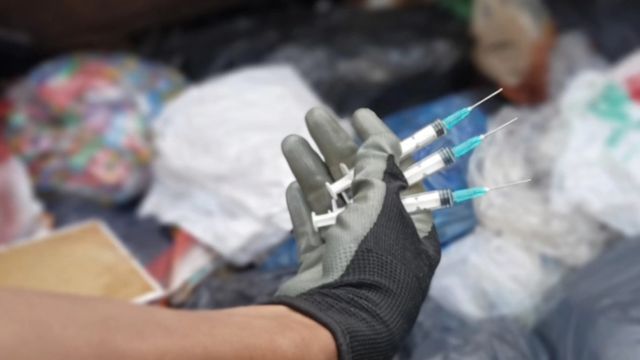 Eldorado: hallaron jeringas con agujas sueltas en un contenedor y alertan por el riesgo sanitario.