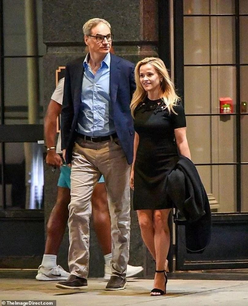 Reese Witherspoon y el financista alemán Oliver Haarmann.