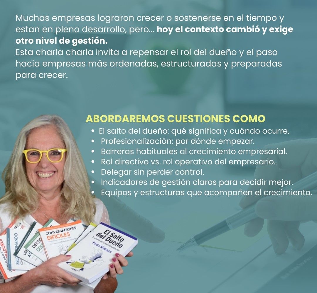 Los organizadores de la conferencia de Paula Molinari adelantaron algunos de los temas a abordar este jueves en Jujuy.