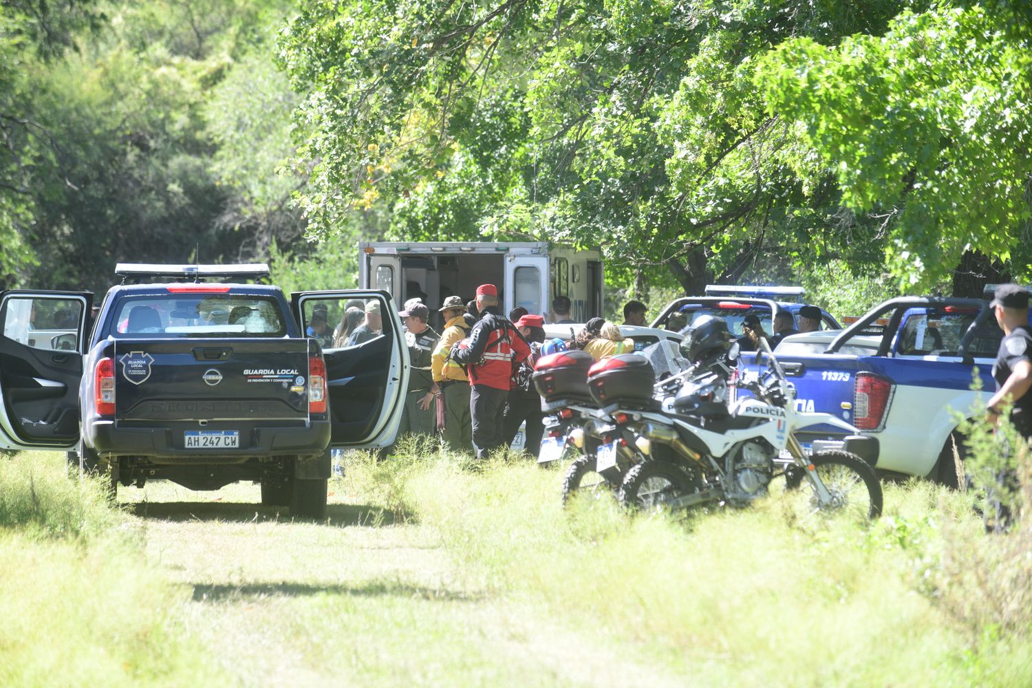 La menor fue hallada en Cosquín.