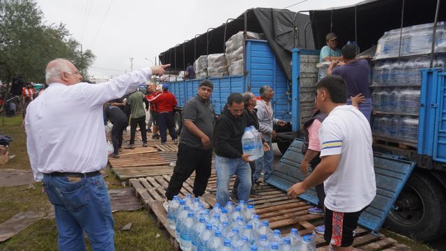 Masso supervisó una nueva jornada del operativo en La Madrid, donde ya fueron relevadas y asistidas 1106 familias afectadas por las inundaciones.
