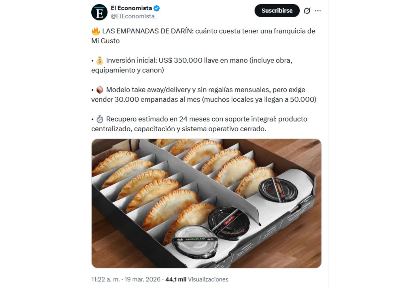 El dato se hizo viral en redes sociales.