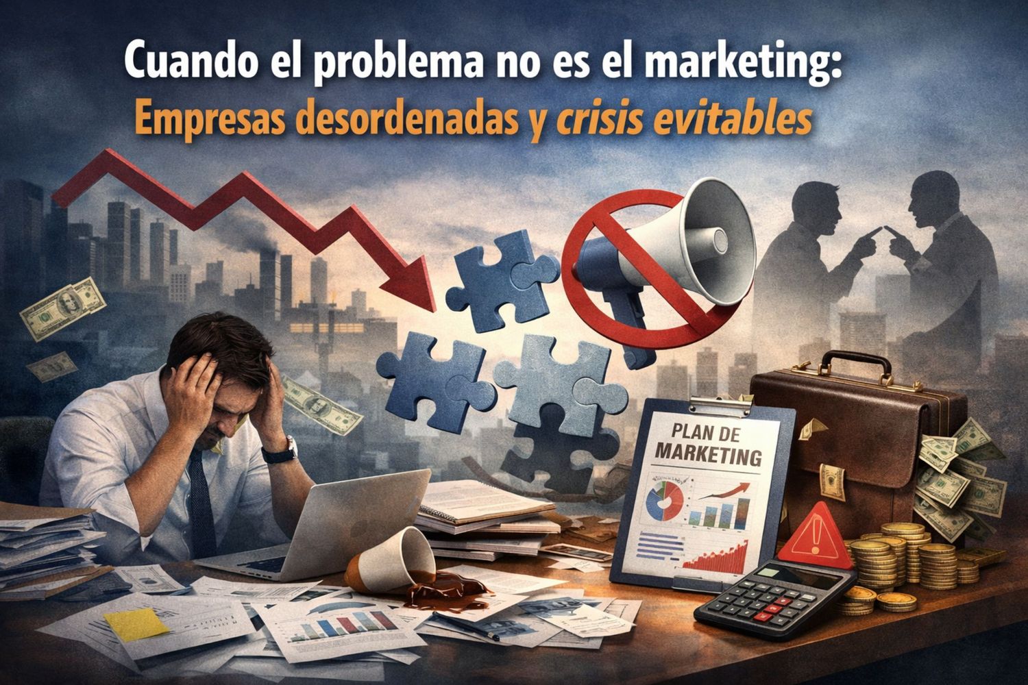 El marketing no soluciona empresas desordenadas.