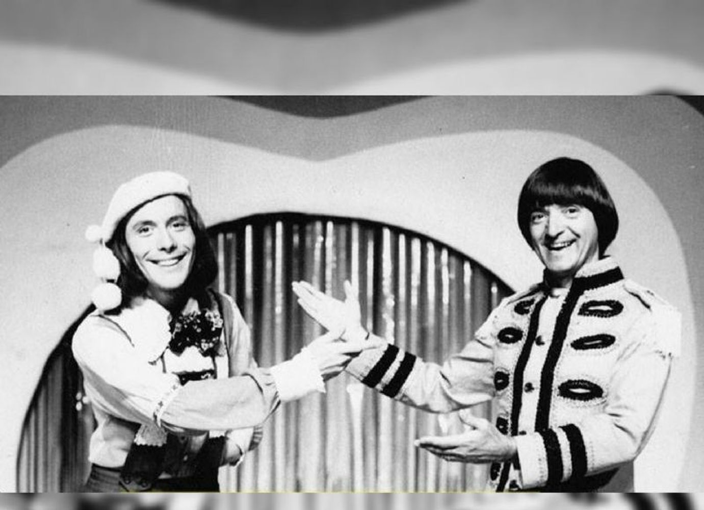 Pipo Pescador junto a Carlitos Bala. En los años 70 su carrera despegó en la TV argentina tras presentaciones en vivo, convirtiéndose en un referente del entretenimiento infantil .