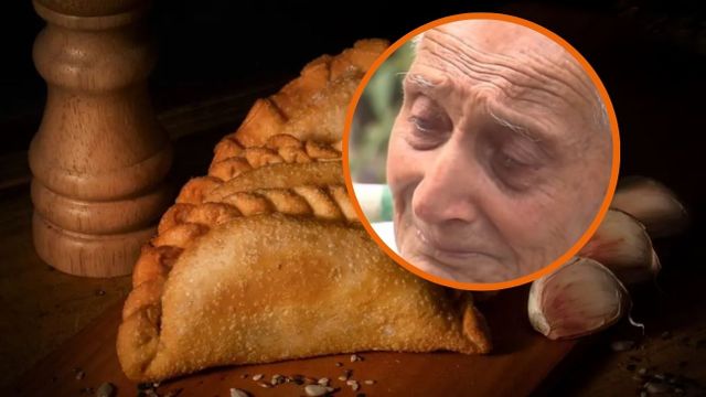 Juan José salía a la calle a vender empanadas fritas porque fue garante de su nieta, quien cortó todo tipo de contacto y desapareció.