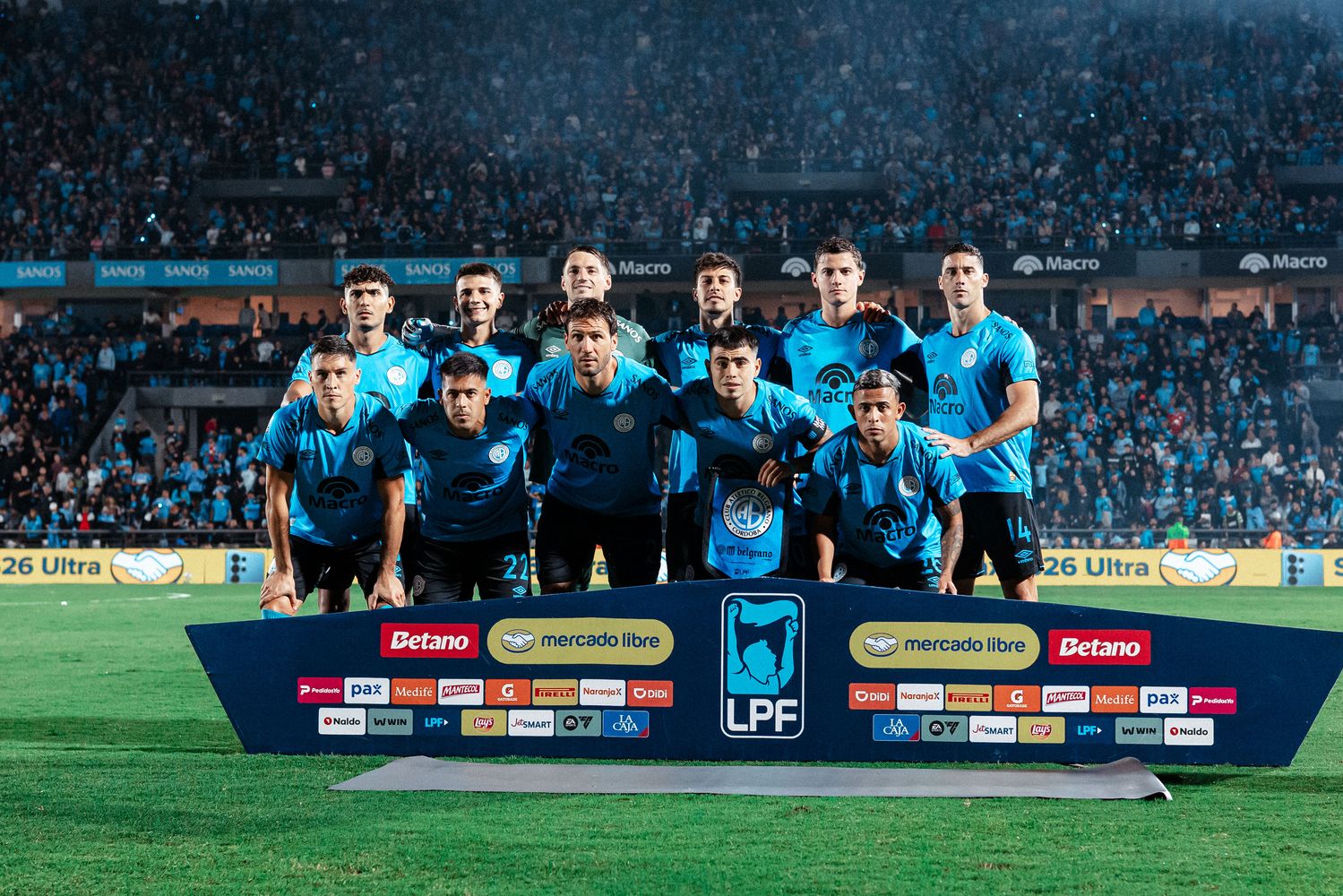 Belgrano y la formación contra Racing