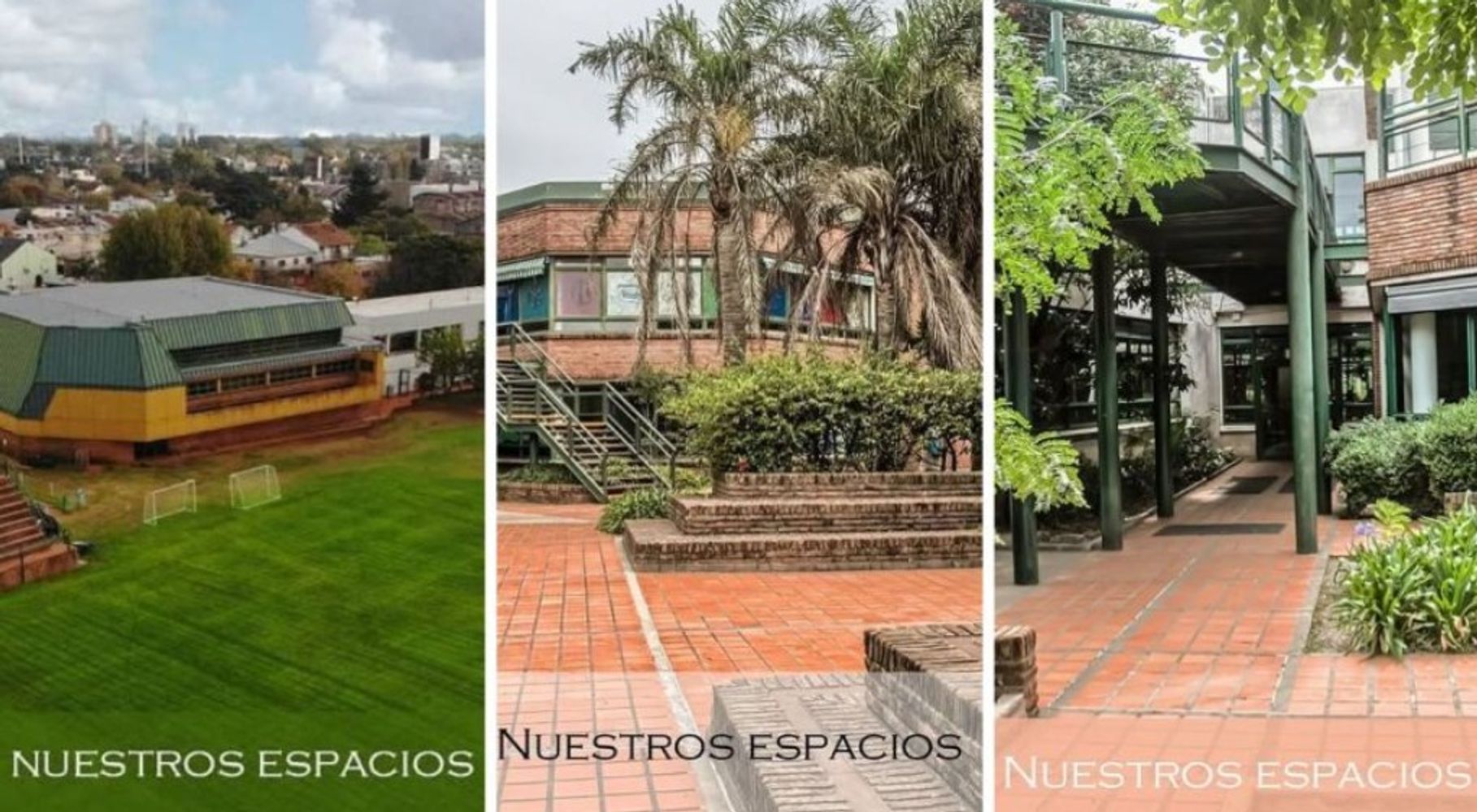 Las aulas amplias y los espacios verdes favorecen el aprendizaje integral de los alumnos.