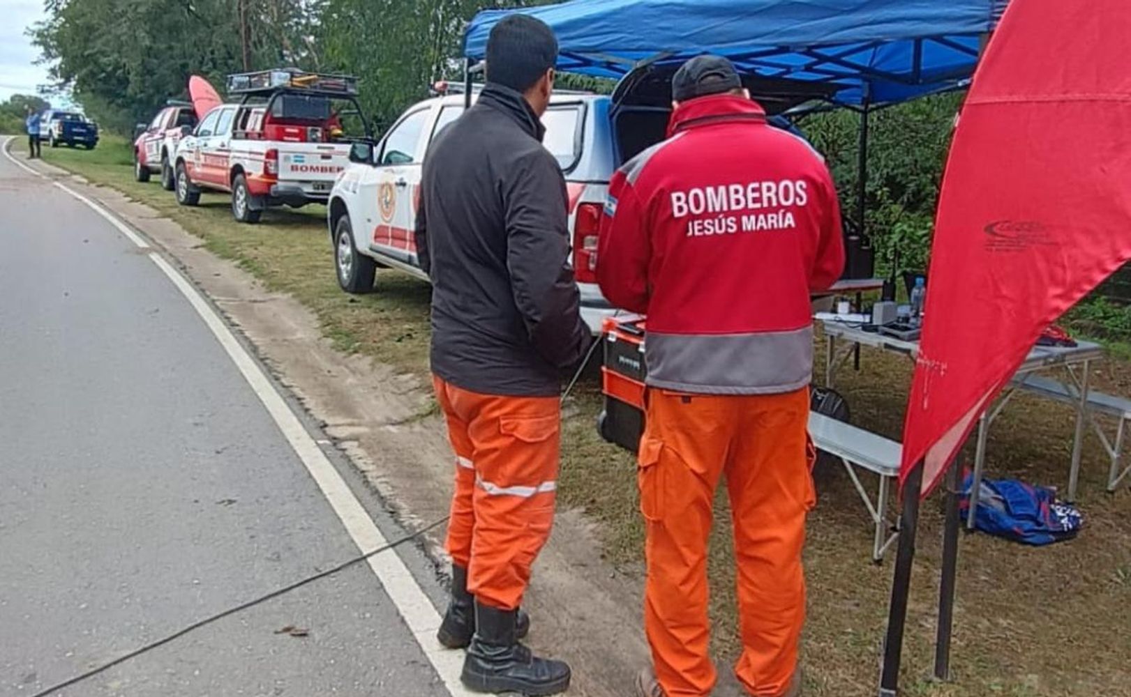 Julio Rodríguez, jefe de bomberos de La Granja, dio contexto del operativo en la zona.