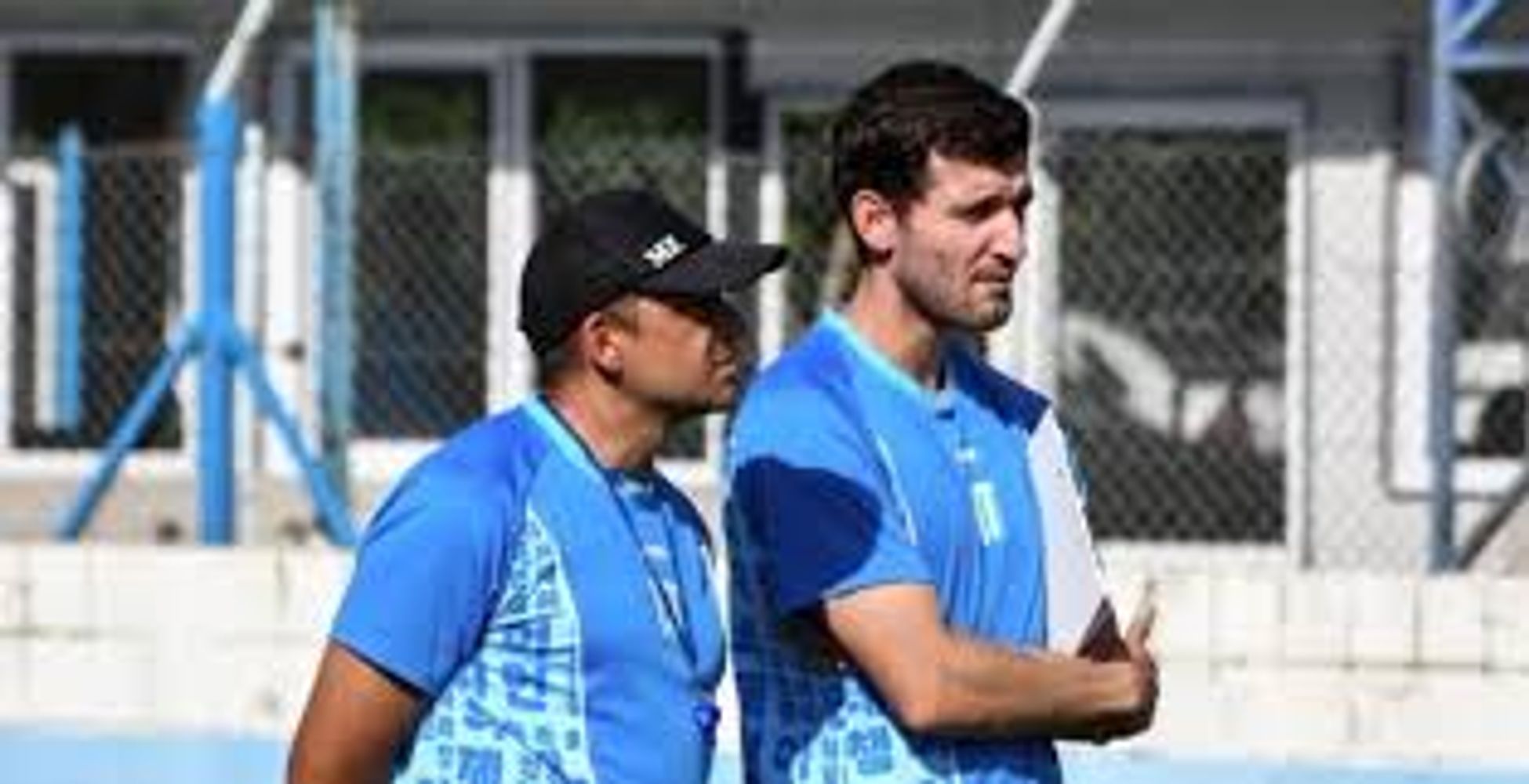 Pablo Motta y Ramiro Torres, dupla técnica de Racing. 