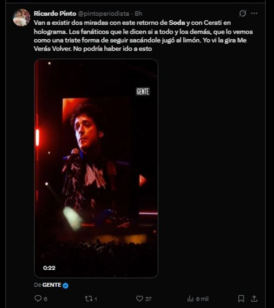 Criticas a Soda Stereo Ecos