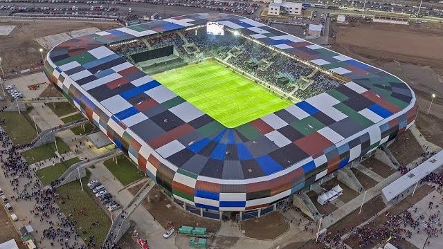 El Estadio La Pedrera en San Luis, donde Belgrano se siente como local.