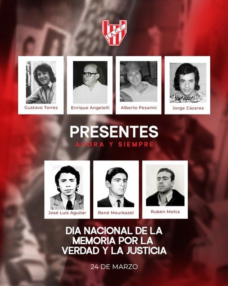 "Por los Gloriosos que faltan".