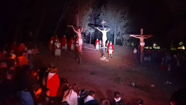 Tradicional Vía Crucis Viviente