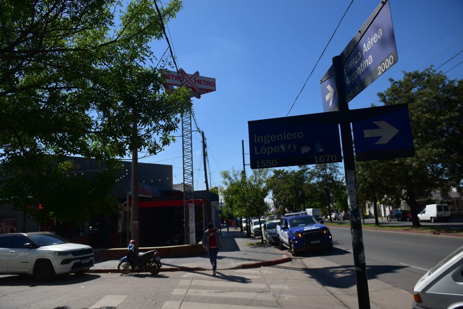 La zona donde ocurrió el altercado.