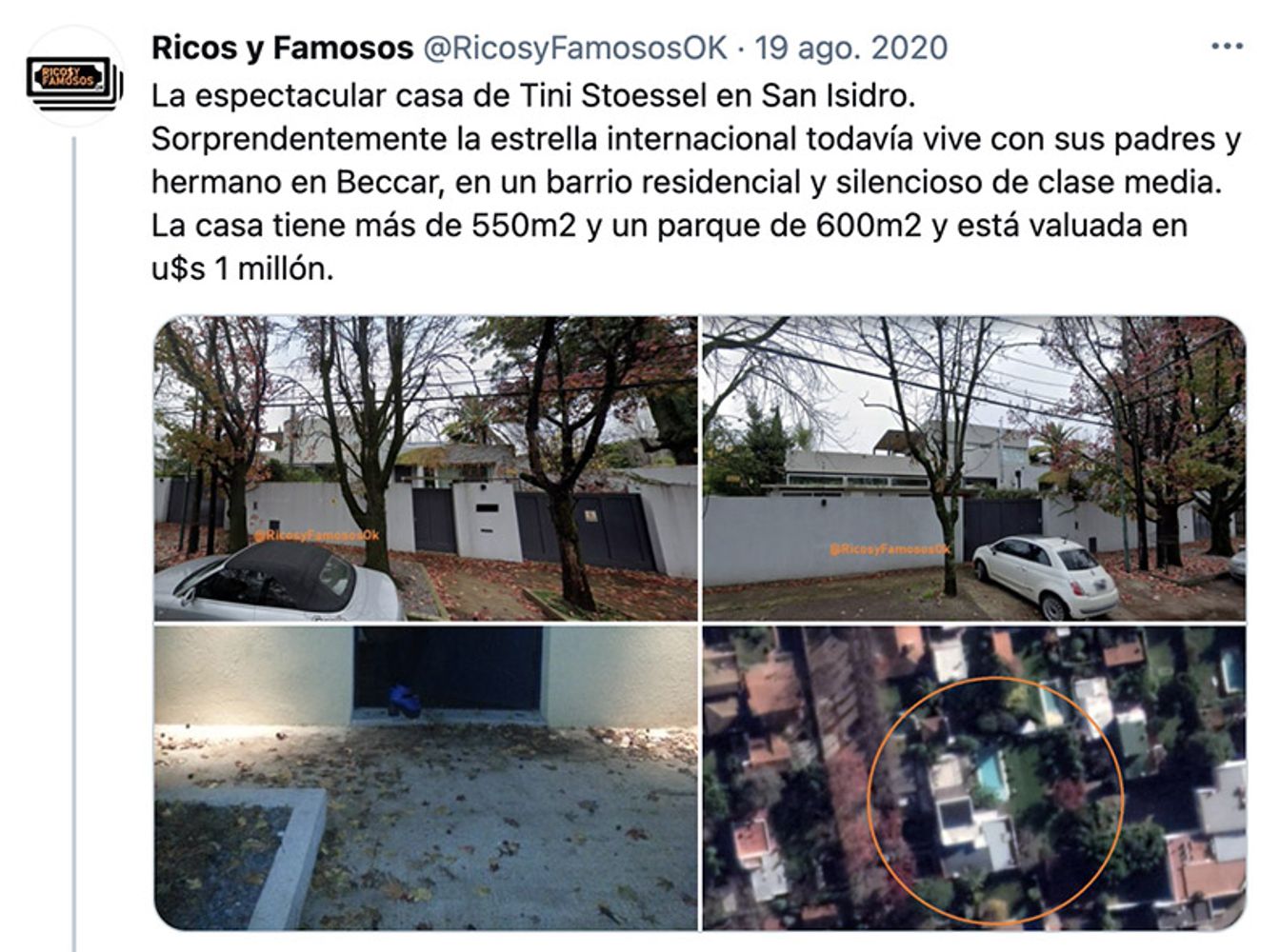 Así es la casa de Tini Stoessel