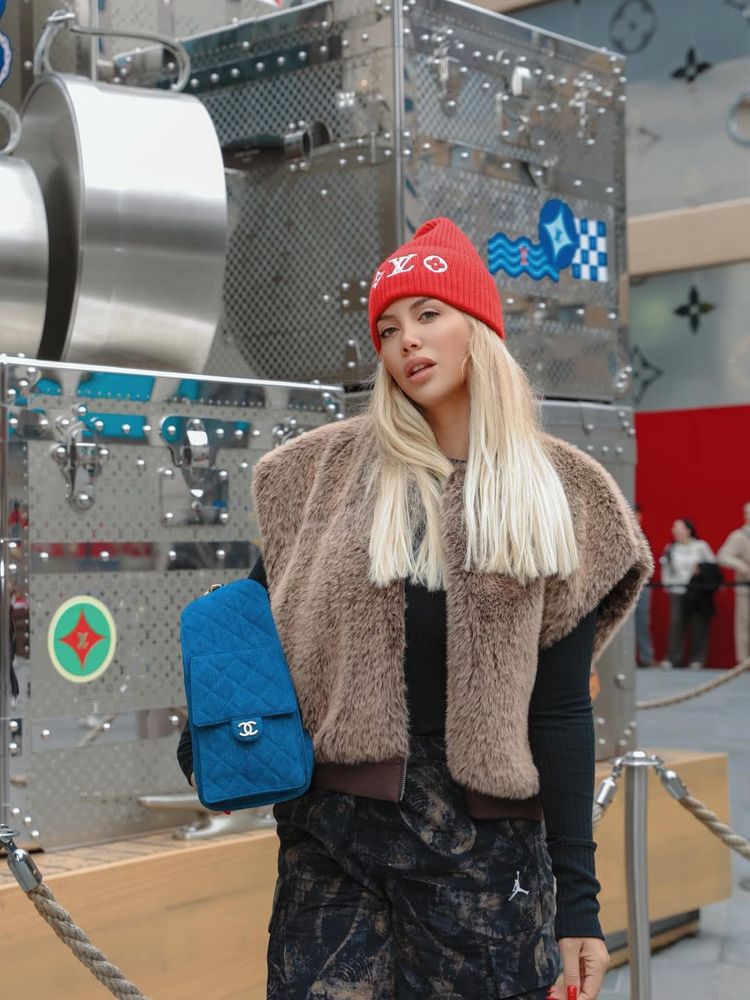Wanda Nara marcó tendencia con el chaleco must de piel de la temporada y dio cátedra de estilo