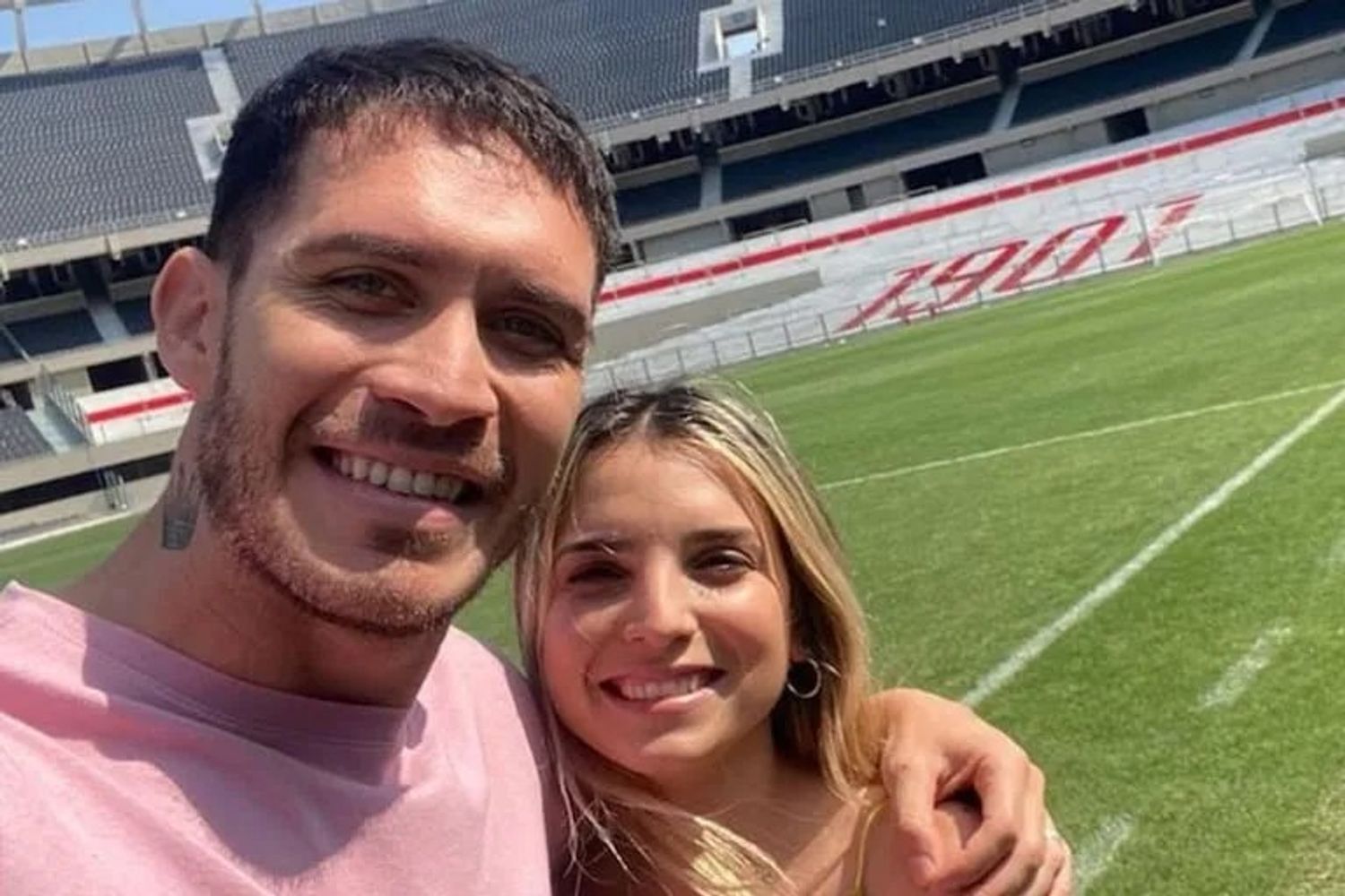 Santiago Martínez y Emily Ceco