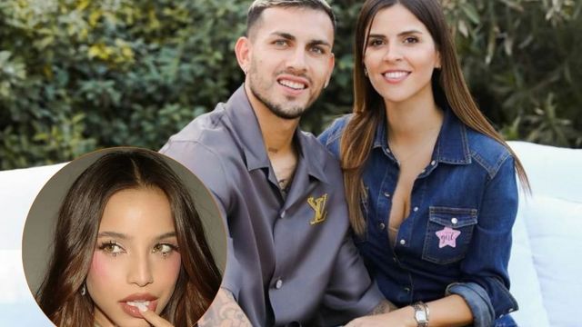 Camila Galante y Leandro Paredes