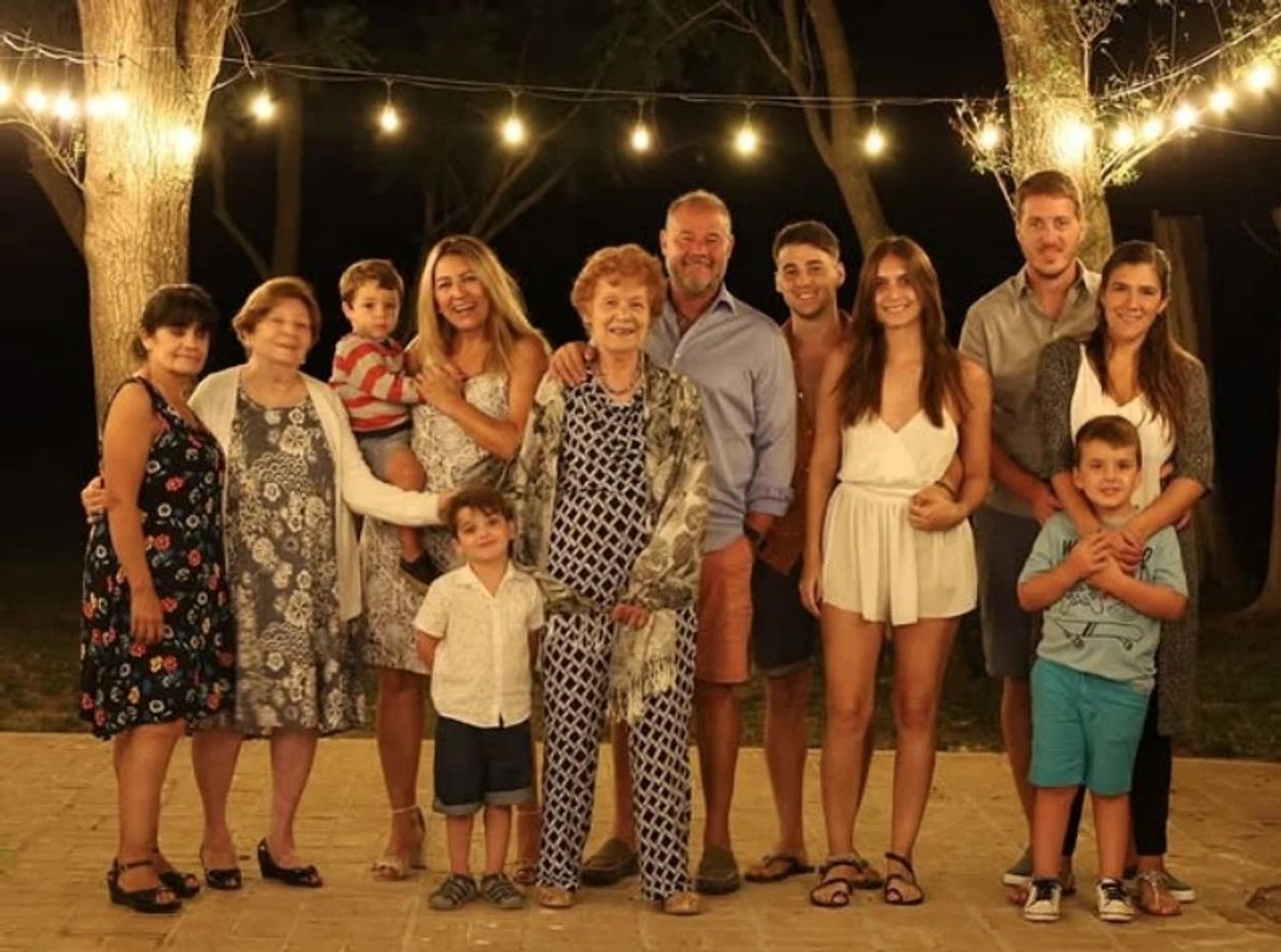 Chino Volpato junto a su familia