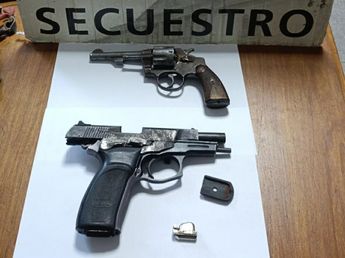 Tres menores fueron interceptados con armas y droga en Tres Arroyos