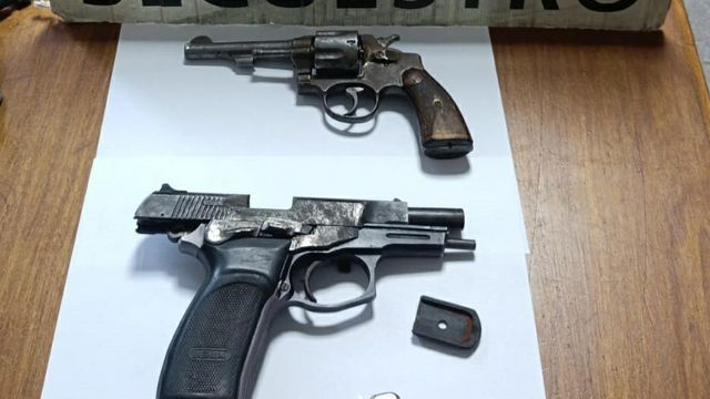 Menores armas y drogas