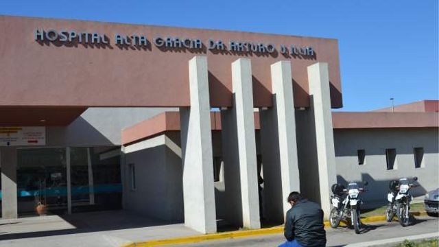 Hospital de Alta Gracia, donde confirmaron el fatal desenlace.