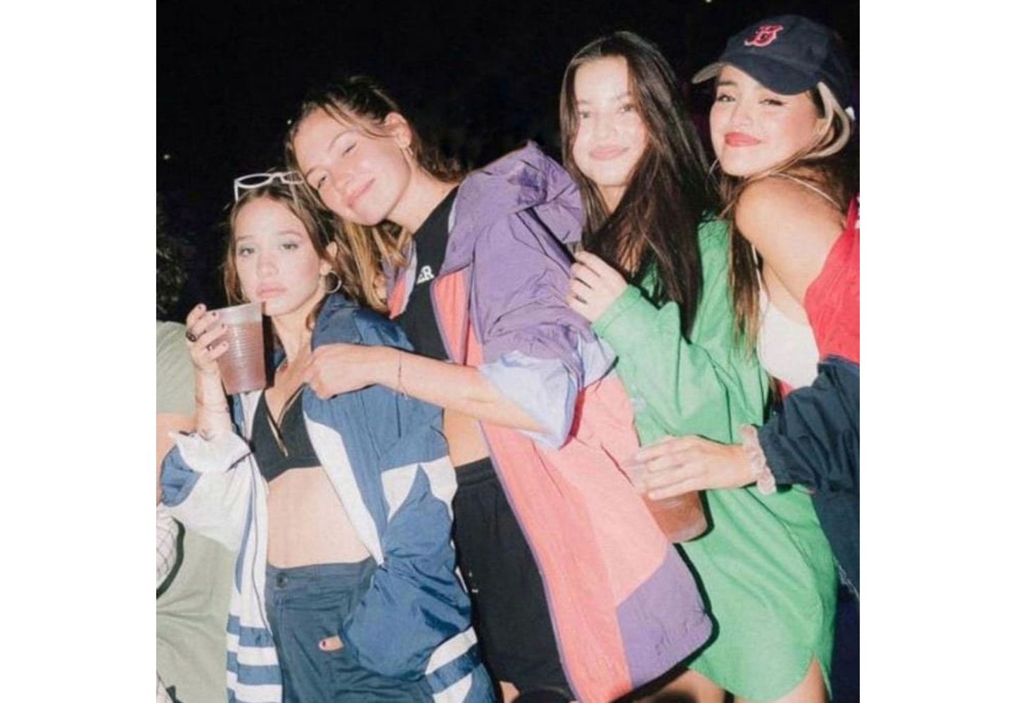 La foto en la que se ve a Ángela junto a Maia.