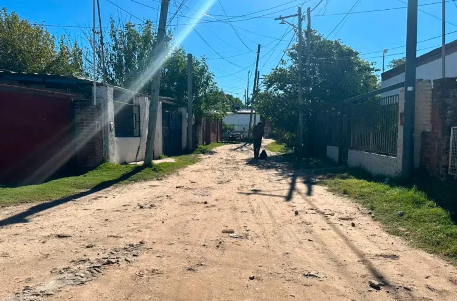 Barrio Alto Verde- Santa Fe, donde está la casa del bebé.