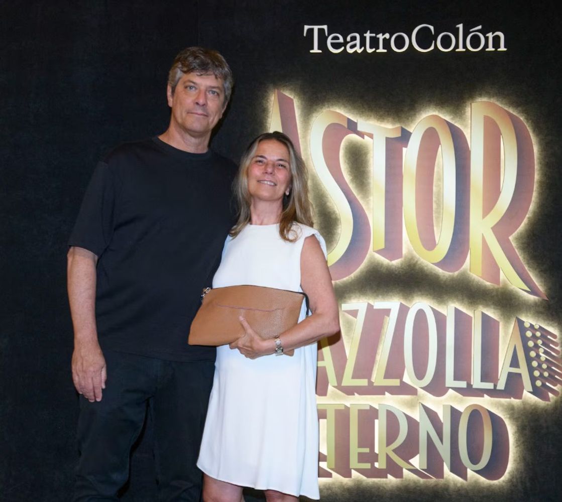 Mario Pergolini y su esposa