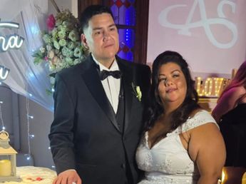 La alentadora foto de Luisito de Cuestión de Peso con su esposa, quien estuvo ocho meses internada por una grave complicación