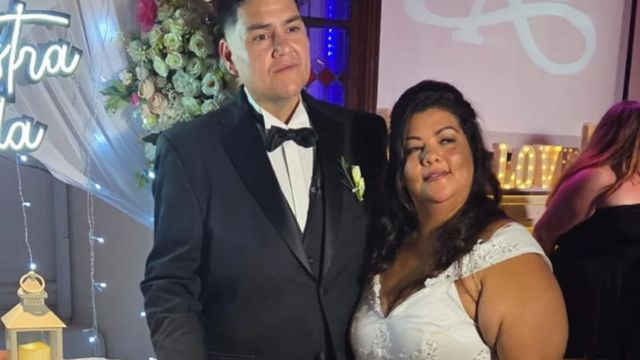Luisito y su esposa Noelia 