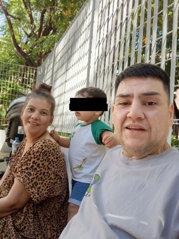 Luisito y su esposa Noelia
