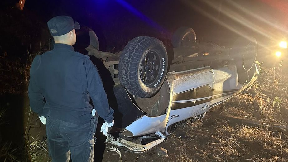 Despiste fatal en la Ruta Nacional 101: un muerto y dos heridos graves en San Antonio