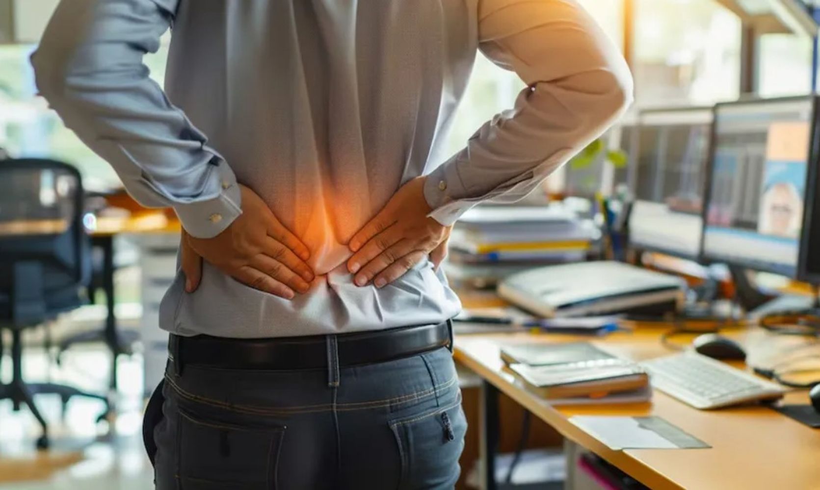 Ajustar la altura de la silla y el monitor es fundamental para prevenir problemas posturales en el trabajo.
