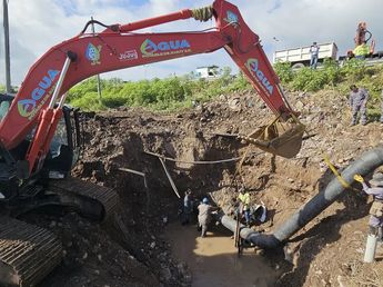 Operativo "relámpago": Agua Potable de Jujuy realiza obras estratégicas en San Pedro