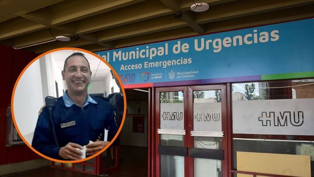 El uniformado se encuentra internado en el Hospital de Urgencias de Córdoba.