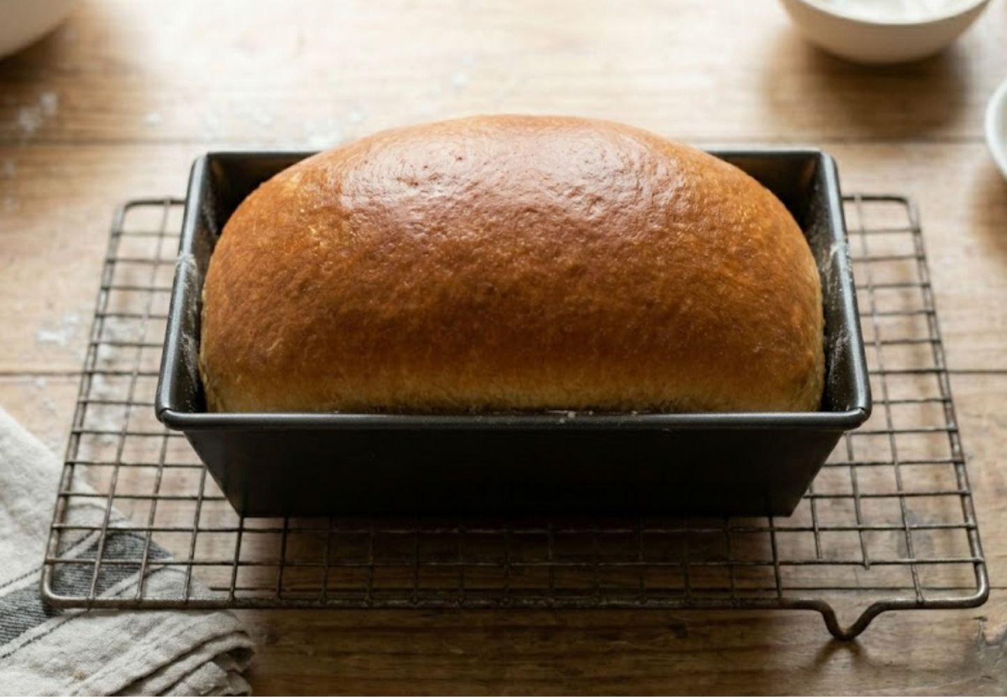 Esta receta de pan es muy fácil de hacer en casa.