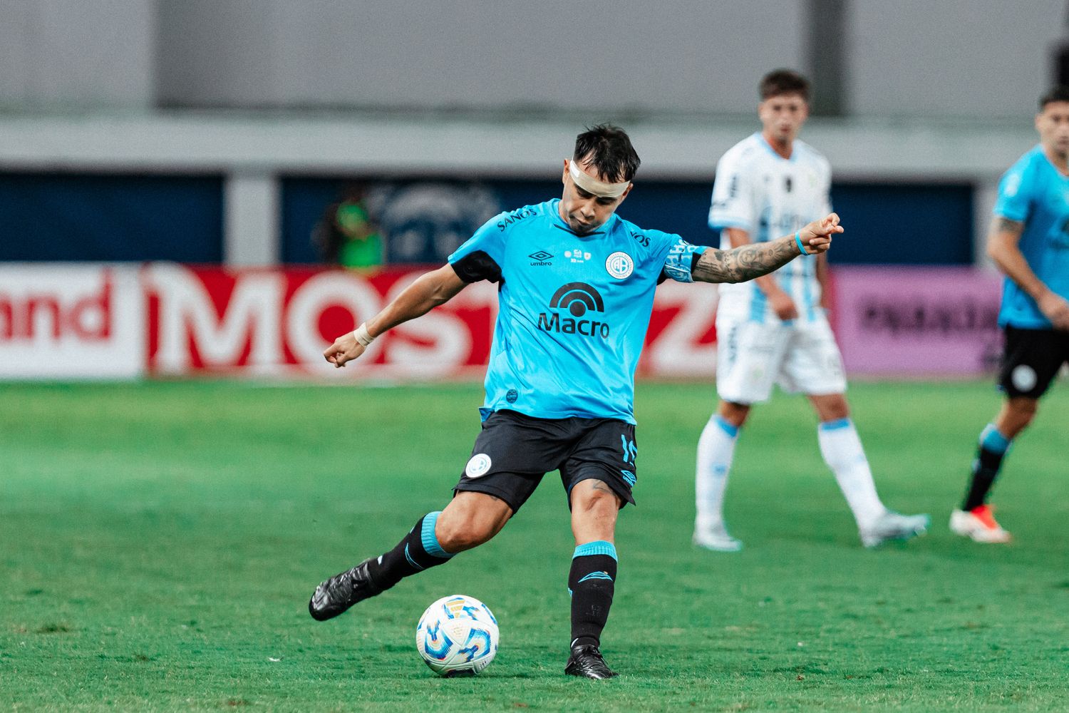 Lucas Zelarayán, la manija de Belgrano en el debut en Copa Argentina.