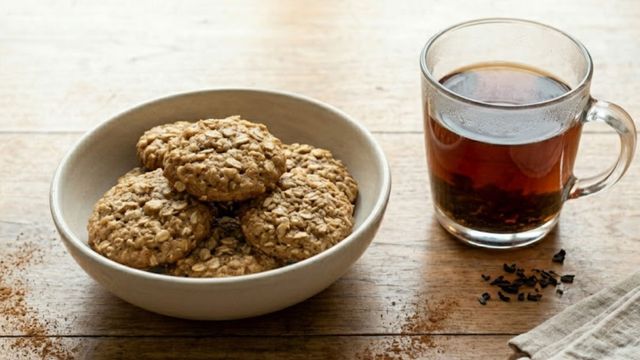 Galletitas de avena y manzana muy fáciles de hacer.