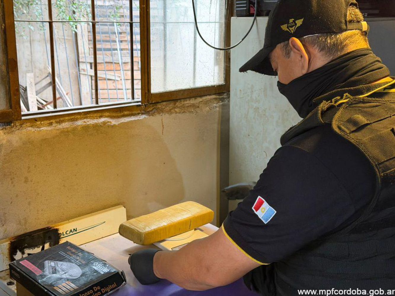 Operativo antidrogas en Córdoba.