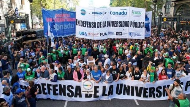 Se viene un paro nacional de los docentes universitarios, desde este lunes 30 de marzo.