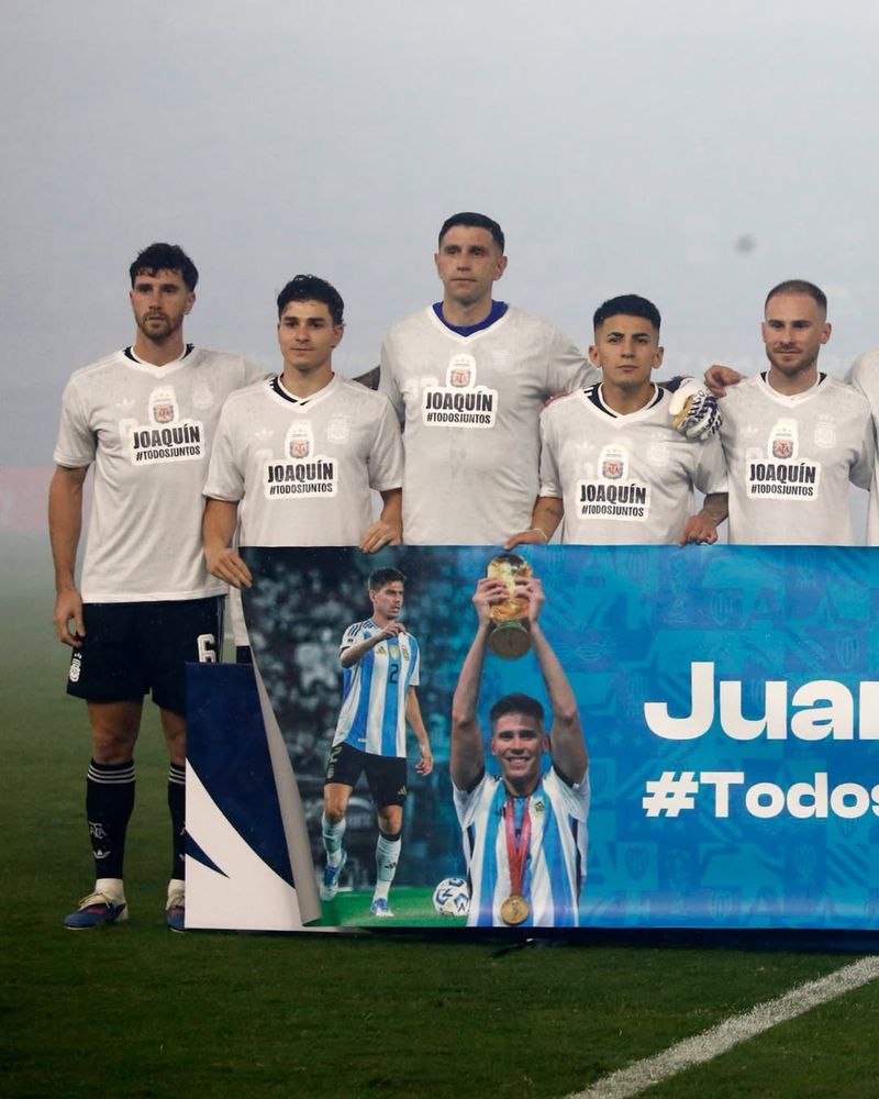 El gesto con Joaquín Panichelli.
