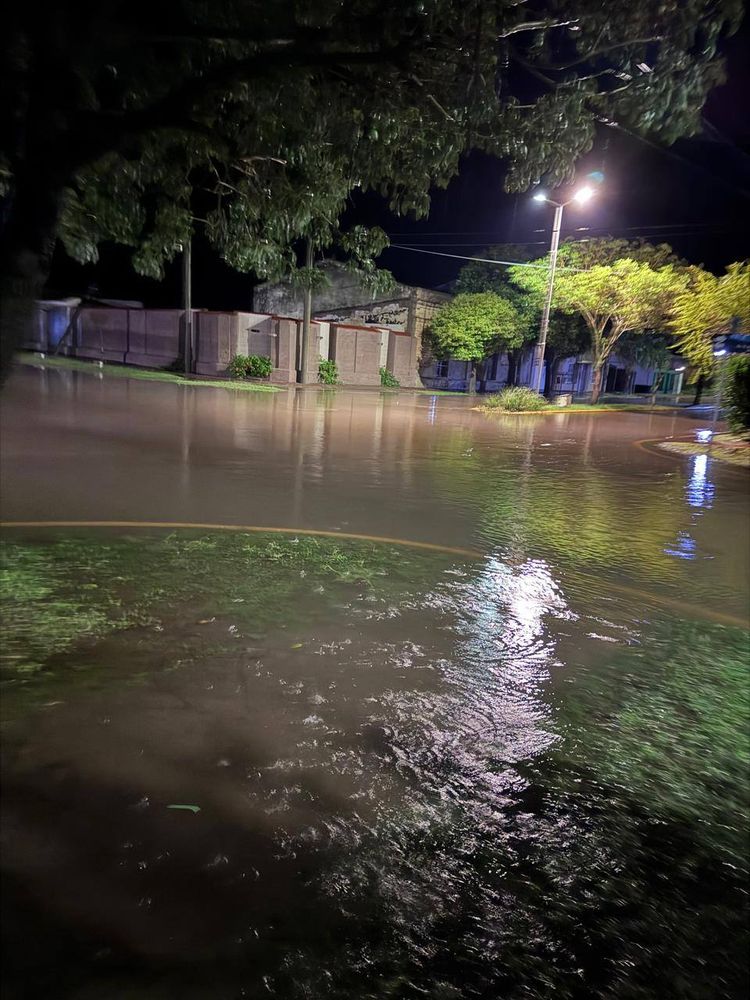 Las precipitaciones en San Justo.