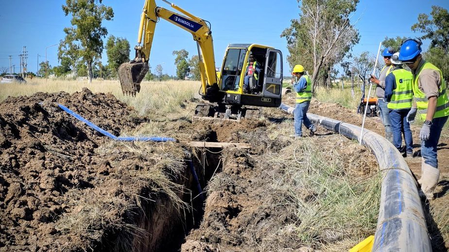 Punta Alta: reactivan una obra clave para el abastecimiento de agua
