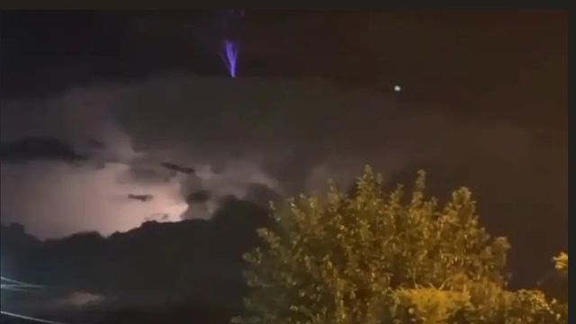 Rayo azul en Tucumán