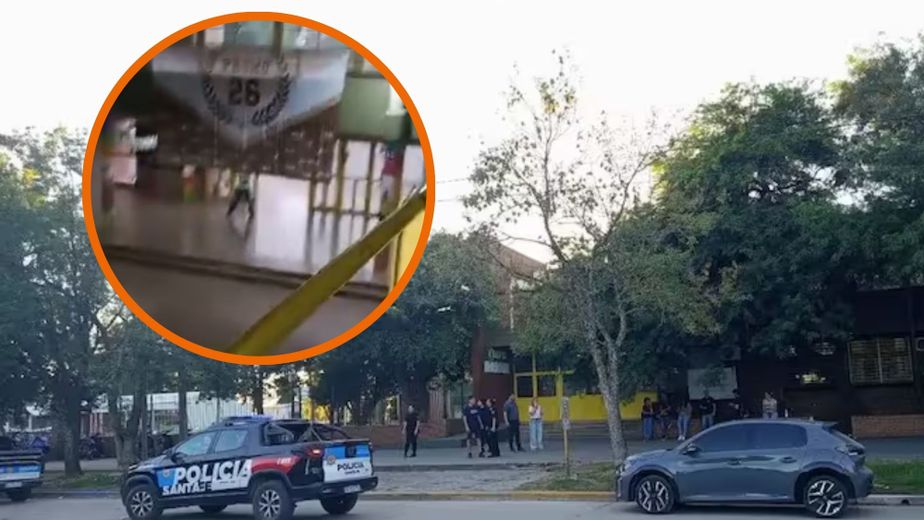 Salió a la luz el video del momento en el que un alumno de 15 años mató a un compañero en Santa Fe